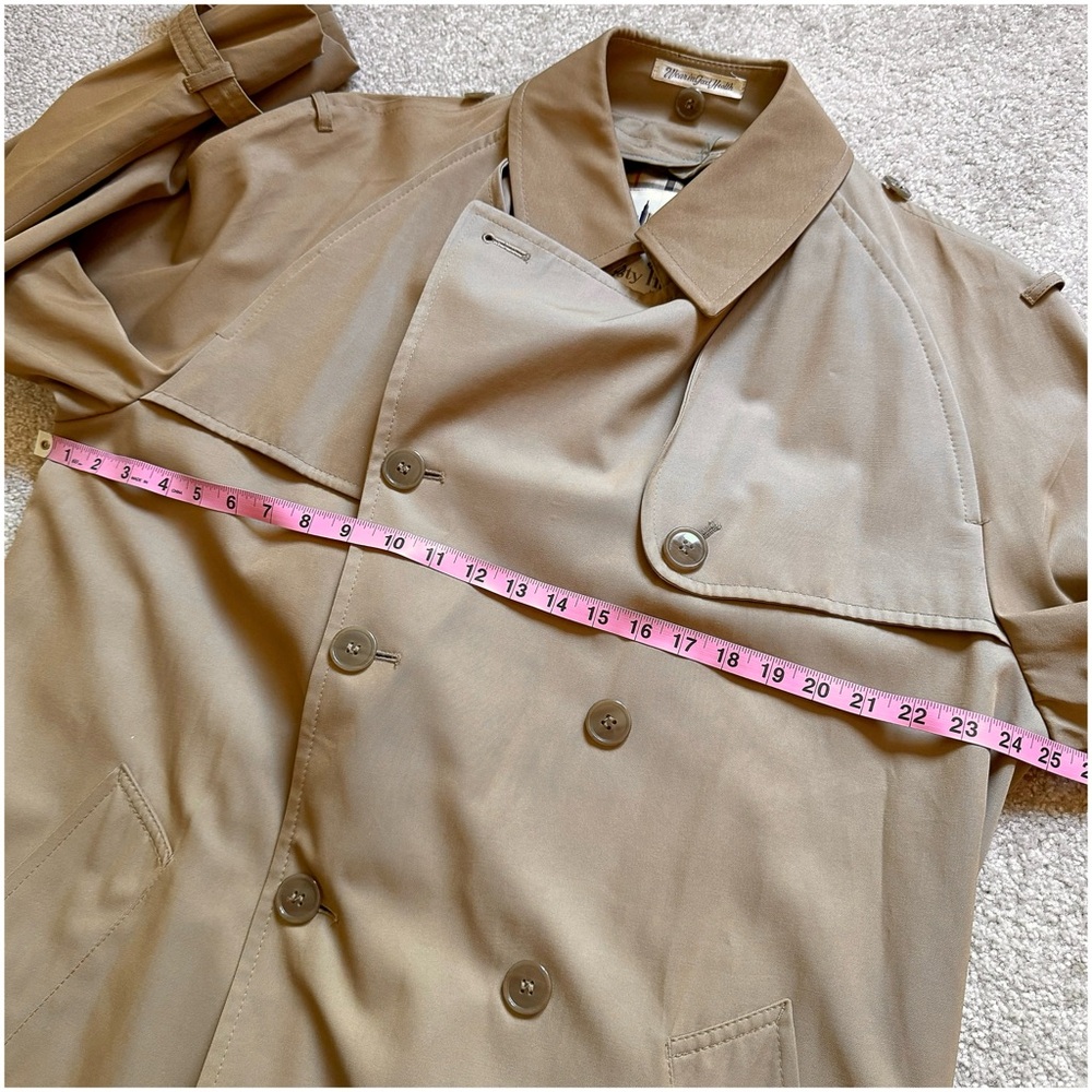 Vintage Trench Coat 42 Regular - Picture 14 of 16
